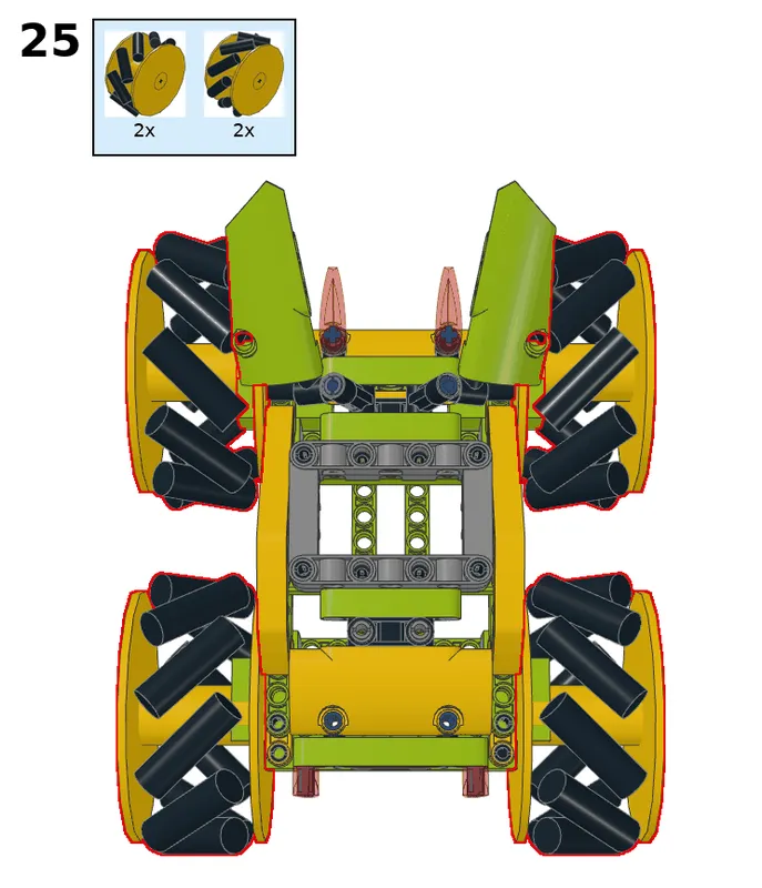 Wukong mecanum racer - step 25