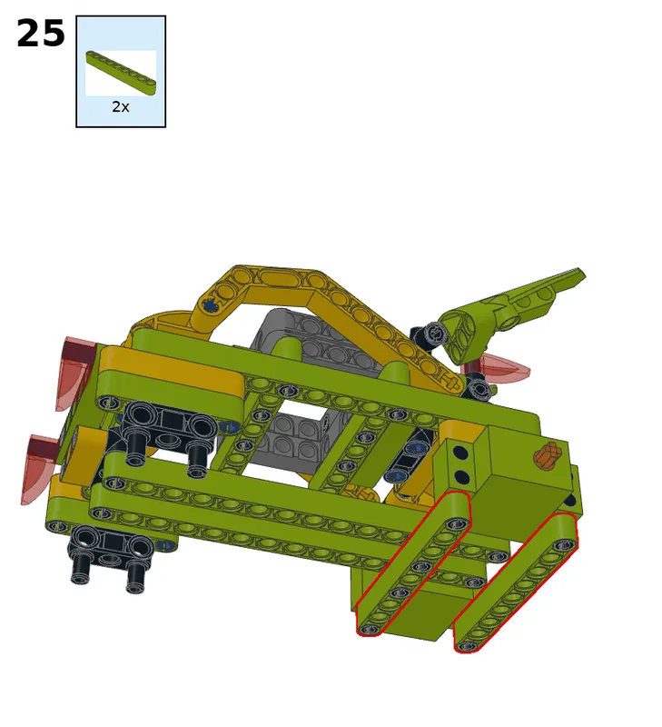 Wukong tank with two servos - step 25