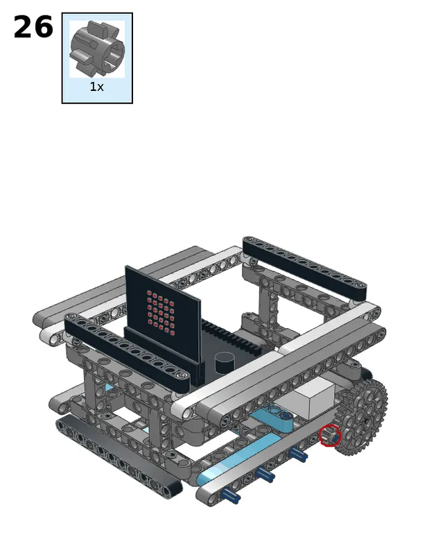 Hexapod robot - step 26