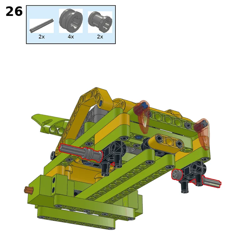Wukong tank with two servos - step 26