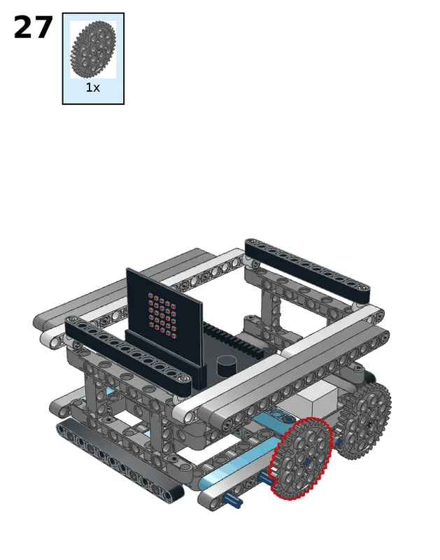 Hexapod robot - step 27
