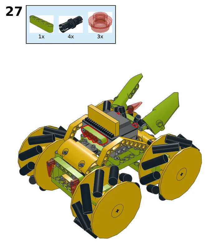 Wukong mecanum racer - step 27