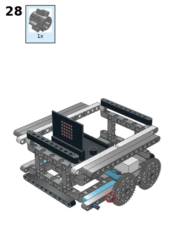 Hexapod robot - step 28