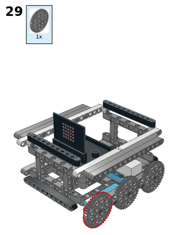 Hexapod robot - step 29