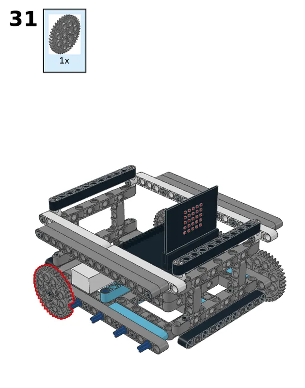 Hexapod robot - step 31