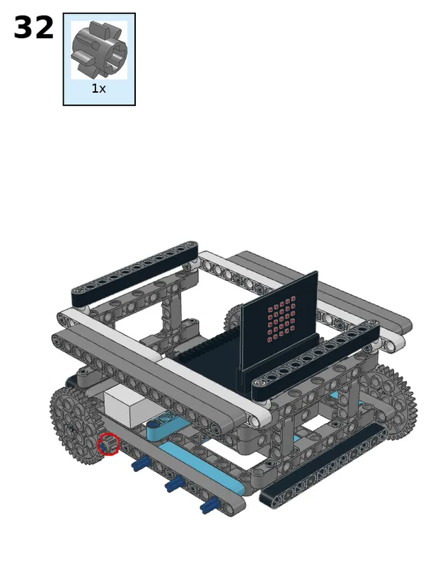 Hexapod robot - step 32