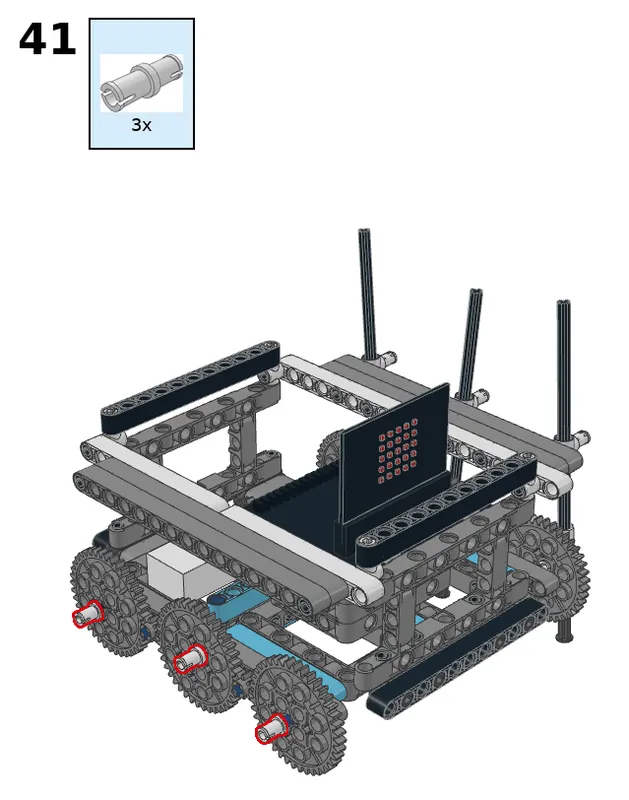 Hexapod robot - step 41